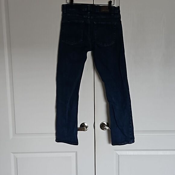 Kirkland Signature Men's Straight Fit Denim Jeans Dark Blue Washed 32×30 - Picture 3 of 16